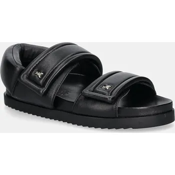 Dámské sandále Kožené sandály Patrizia Pepe dámské, černá barva, 8X0080 L026 K103 8X0080.L026.K103 99X, EUR 39