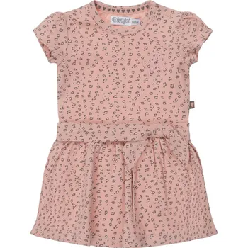 Dívčí šaty DIRKJE Šaty kr. rukáv růžová se vzorem holka vel.80