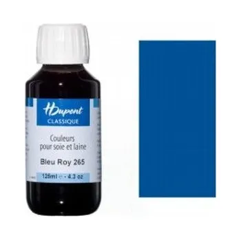 Speciální výtvarná barva Napařovací barva na hedvábí Dupont 125ml – 265 Royal Blue