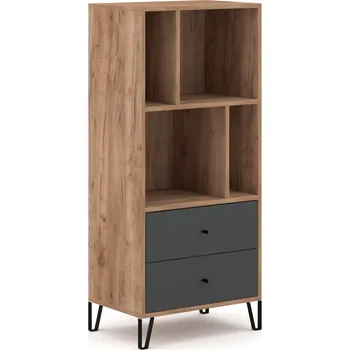 regál Regál Bilbao 63,4 cm dub Craft Tobaco/grafit