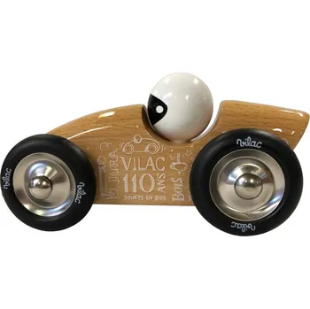 Výuková hračka Vilac Dřevěné závodní auto Compétition GM výroční