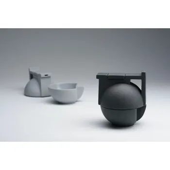 Konvice na čaj Konvička se šálkem Bau Solo set , černá