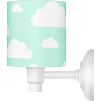 Lampička Lamps and Company Nástěnná lampa s motivem obláčků - mátová Barva: Bílá