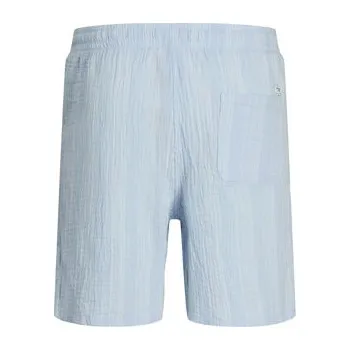 Jack & Jones Šortky z materiálu Jaiden 12274758 Světle modrá Relaxed Fit S