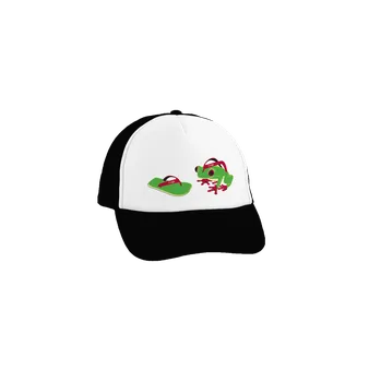 Kšiltovka Bastard Žabka kšiltovka truckerka Black cap