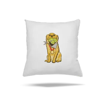 Polštář Bastard Zlatý retrívr polštář White
