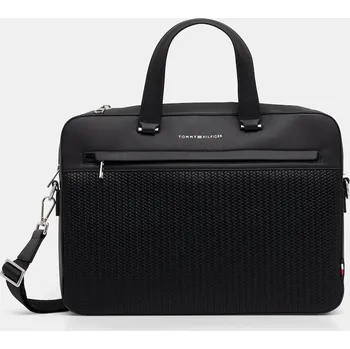 Kabelka Taška na notebook Tommy Hilfiger AM0AM13660 černá 99X, vel. ONE SIZE