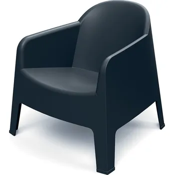 Křeslo Zahradní křeslo MILANES 74,5x73x73,5 cm šedé