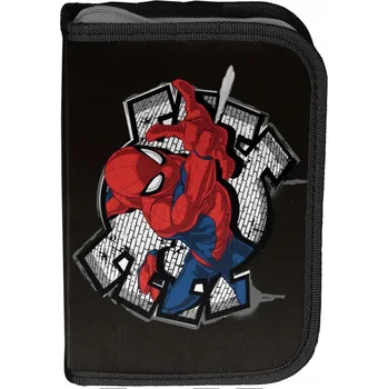 Penál PAPO Školní jednopatrový penál plně vybavený Spiderman - PASO
