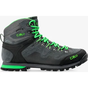 Pánská móda Boty turistické CMP Athunis Mid WP - grey/verde fluo
