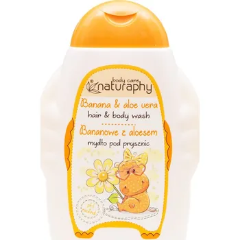 Sprchový gel Pro-Tech shop Sprchový gel a šampon 2v1 dětský banán a aloe vera Naturaphy 300ml 30030 5908311418543