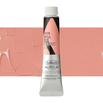 Vodová barva Akrylová barva Holbein Heavy Body - Shell Pink Balení: 20 ml