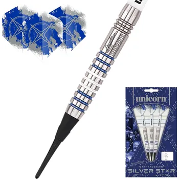 Šipka Unicorn Šipky Soft Silver Star Gary Anderson Style A 80% 17g