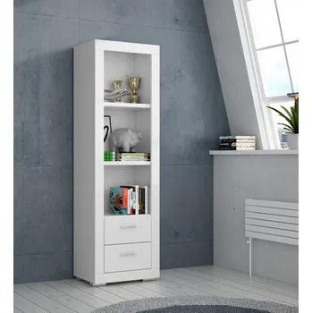 Knihovna Knihovna Snore 61x199x41 cm, bílá