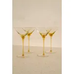 Broste Copenhagen Sklenice na martini Amber - sada 4ks