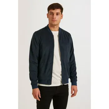 Dámská casual bunda LEGENDS Modrá bunda Flores Bomber - Velikost XXL