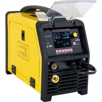 Svářečka Svářecí invertor MIG | MIG 209 ALU SYNERGIA | 200A /60% | hořák MB 15/3m + kabely