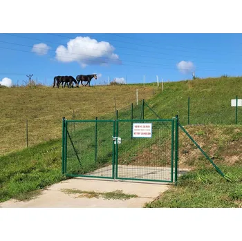 brána Brána DOPS dvoukřídlá 3150x1500 hnědá - Vysoká Kvalita Za Skvělou Cenu