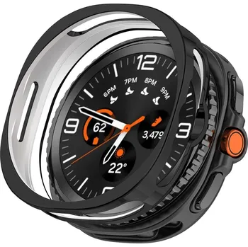 Příslušenství k chytrým hodinkám VSECHNONAMOBIL 117362 TPU HALF COVER Kryt pro Samsung Galaxy Watch8 Classic 46mm černý