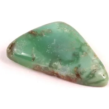 Přírodní kámen Kabošon Chrysopras č.5530 (32x17x7mm)