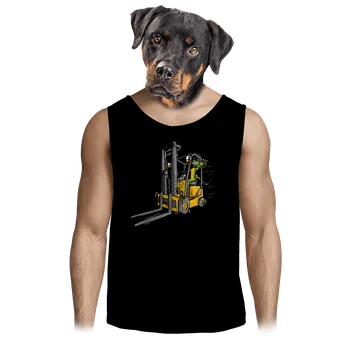 Pánské tílko Bastard Ještěrka pánské tílko Black