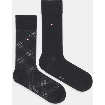 Pánské ponožky Ponožky Tommy Hilfiger 2-pack 701236310 černá 99X, vel. 43/46