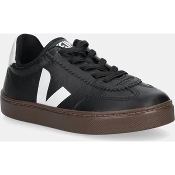 Dívčí tenisky Dětské kožené tenisky Veja Small Volley SY2021015C.28.35 černá 99X, EUR 28