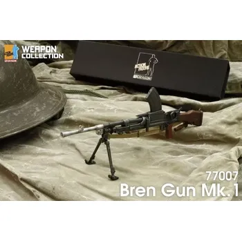 Doplněk k figurce Zbraň pro 1/6 figurky Bren Gun MK1 (Black)