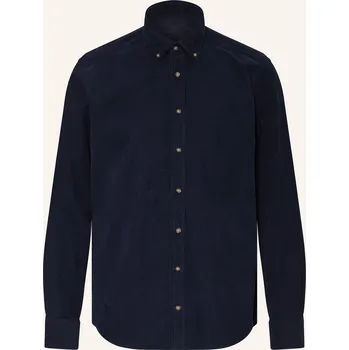 Strokesman's Pánská Manšestrová Košile Regular Fit, tmavě...