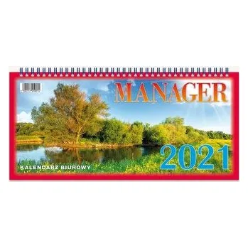 Kalendář Kalendarz 2021 Biurowy Manager TELEGRAPH