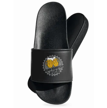 Pánské pantofle Bastard Klub řádných píčů pantofle Black