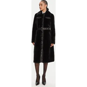 Dámský kabát Patrizia Pepe Kožešina 8O0203 E073 Černá Regular Fit 40