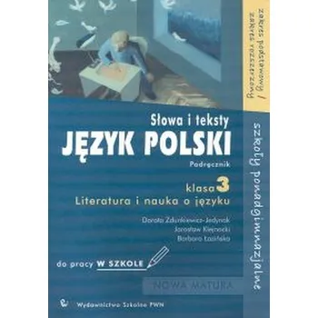 Język polski LO KL 3. Podręcznik W szkole - Barbara Łazińska