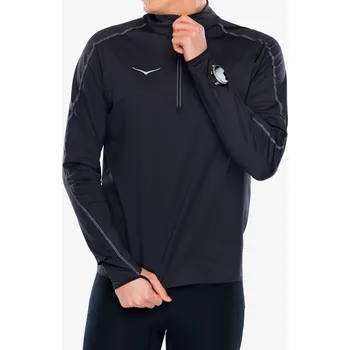 Pánská mikina Mikina na běh Hoka GlideTech Quarter Zip - black
