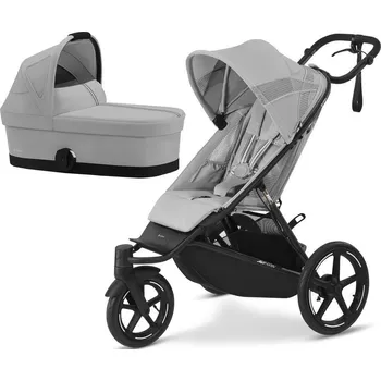 Kočárek Kočárek CYBEX Avi Spin 2025 včetně korby a adaptéru, fog grey