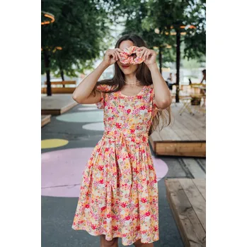 Dámské šaty Mušelínové šaty Olivie Sluneční zahrada Velikost: S