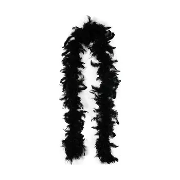 Karnevalový kostým Boa černé s peřím 2 m