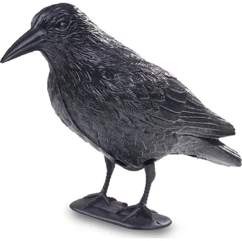 Zahradní dekorace Maketa sedícího havrana