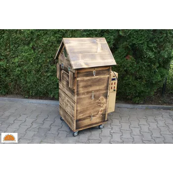 Udírna Domácí dřevěná udírna do zahrady- elektrická udírna