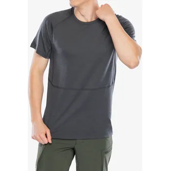 Pánské oblečení Merino triko Icebreaker Merino 200 Waffle Elevation SS Tee - obsidian