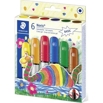 Staedtler Gelové voskovky NORIS CLUB STAEDTLER 6 základních barev