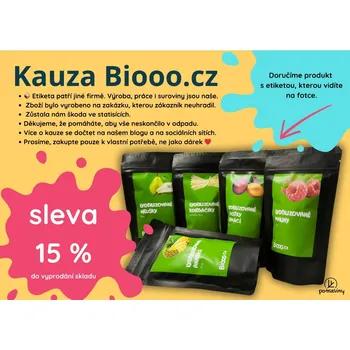 Sušená potravina Lyopotraviny s.r.o. Lyofilizovaná niva (sušeno mrazem) Hmotnost balení: 50 g - kauza