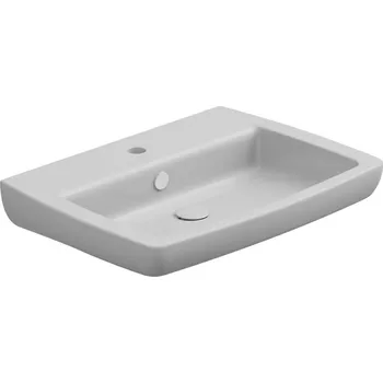 Umyvadlo Brio 60 keramické, dvoubarevné, 60x45 cm, BRLAV60BI000001