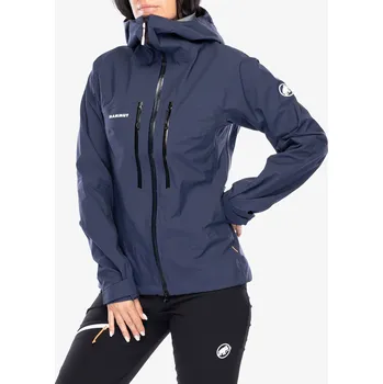 Dámská bunda Dámská nepromokavá bunda s membránou Mammut Taiss HS Hooded Jacket - marine/black