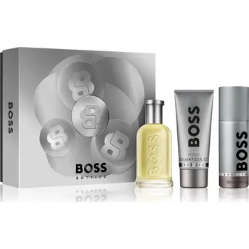 Kosmetická sada Hugo Boss BOSS Bottled Hugo Boss BOSS Bottled EDT 100 ml + Hugo Boss BOSS Bottled deodorant ve spreji 150 ml + Hugo Boss BOOS Bottled sprchový gel 100 ml kosmetická sada