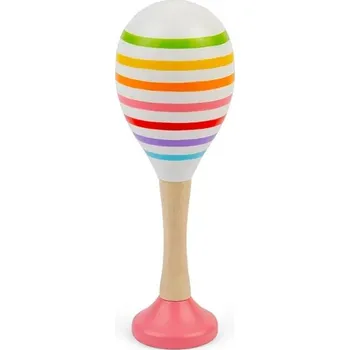 Výuková hračka Bigjigs Toys Rumba koule sada 2 ks růžová