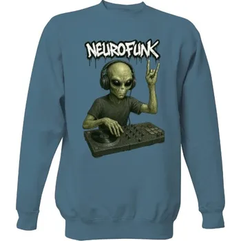 Pánská mikina Mikina bez kapuce Unisex s potiskem Neurofunk pánské