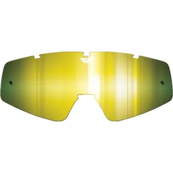 Motocyklové brýle Zlaté motokrosové hledí do brýlí FLY RACING Fly Lens Gold Mirror