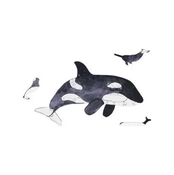 Mini dřevěné puzzle Kosatka – By Epipi s možností vrácení nebo výměny do 30 dnů zdarma - PU32