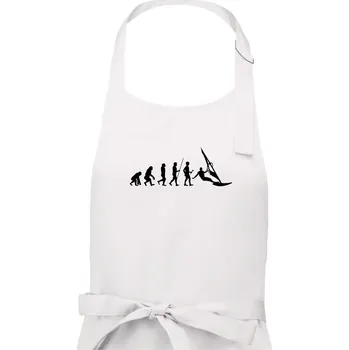 Kuchyňská zástěra Evoluce Windsurfing - Dámská zástěra na vaření - Univerzální velikost ( Bílá )